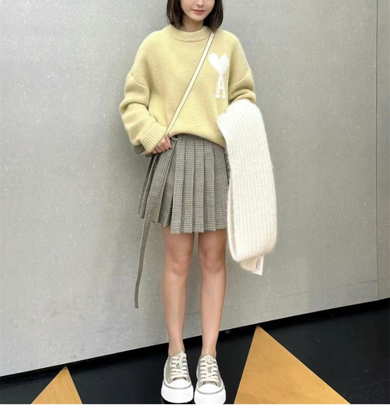 A M I 아미 빅 하트 로고 펠트 메리노 울 스웨터 레플리카 5번 이미지 - 의류 | 세미샵 레플리카 사이트