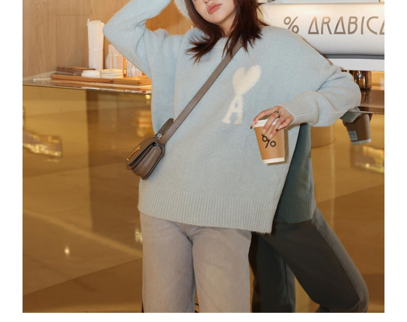 A M I 아미 빅 하트 로고 펠트 메리노 울 스웨터 레플리카 8번 이미지 - 의류 | 세미샵 레플리카 사이트