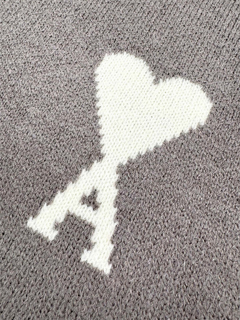 A M I 아미 빅 하트 로고 펠트 메리노 울 스웨터 레플리카 21번 이미지 - 의류 | 세미샵 레플리카 사이트