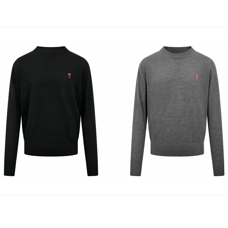 A M I 아미 스몰 하트 로고 니트 레플리카 1번 이미지 - 의류 | 세미샵 레플리카 사이트