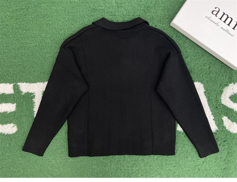 A M I 아미 하트로고 오픈카라 폴로 니트 레플리카 7번 이미지 - 의류 | 세미샵 레플리카 사이트