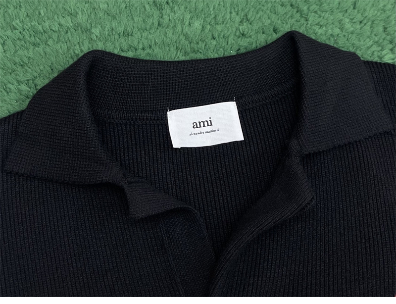 A M I 아미 하트로고 오픈카라 폴로 니트 레플리카 10번 이미지 - 의류 | 세미샵 레플리카 사이트