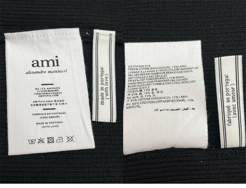 A M I 아미 하트로고 오픈카라 폴로 니트 레플리카 14번 이미지 - 의류 | 세미샵 레플리카 사이트