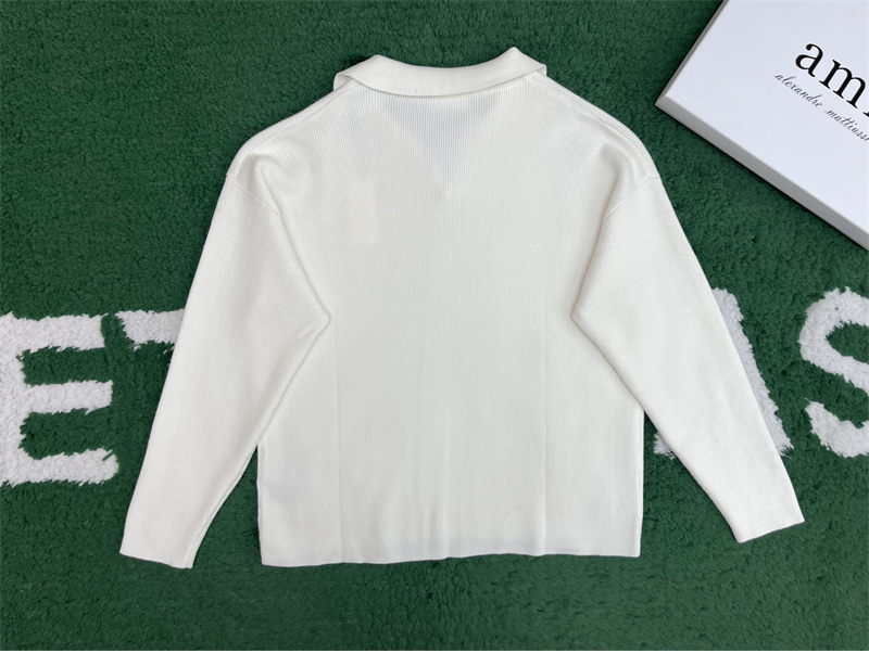 A M I 아미 하트로고 오픈카라 폴로 니트 레플리카 17번 이미지 - 의류 | 세미샵 레플리카 사이트