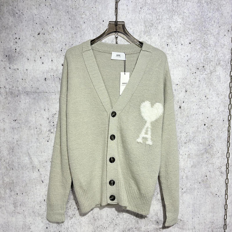 A M I 아미 헤어리 알파카 니트 가디건 레플리카 1번 이미지 - 의류 | 세미샵 레플리카 사이트