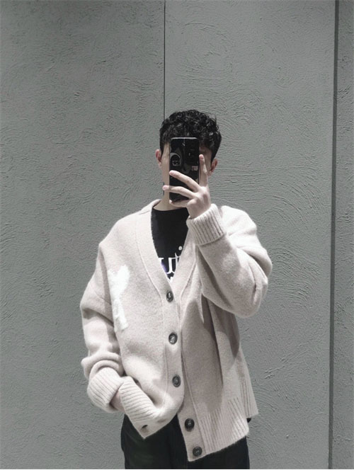 A M I 아미 헤어리 알파카 니트 가디건 레플리카 17번 이미지 - 의류 | 세미샵 레플리카 사이트