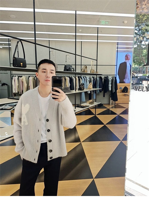 A M I 아미 헤어리 알파카 니트 가디건 레플리카 18번 이미지 - 의류 | 세미샵 레플리카 사이트