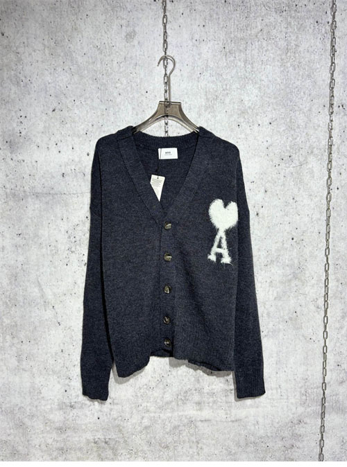 A M I 아미 헤어리 알파카 니트 가디건 레플리카 2번 이미지 - 의류 | 세미샵 레플리카 사이트