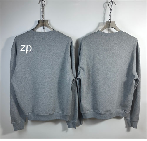 A M I 아미 24FW 스몰 하트 로고 맨투맨 그레이 레플리카 11번 이미지 - 의류 | 세미샵 레플리카 사이트