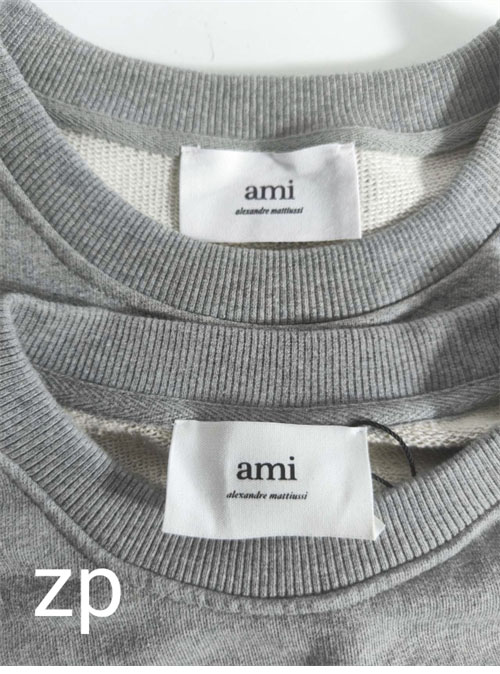 A M I 아미 24FW 스몰 하트 로고 맨투맨 그레이 레플리카 15번 이미지 - 의류 | 세미샵 레플리카 사이트