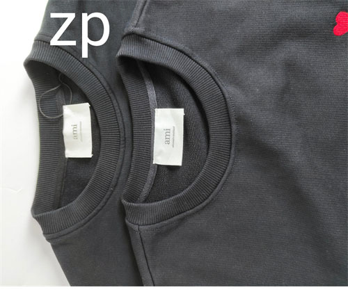 A M I 아미 24FW 스몰 하트 로고 맨투맨 블랙 레플리카 13번 이미지 - 의류 | 세미샵 레플리카 사이트