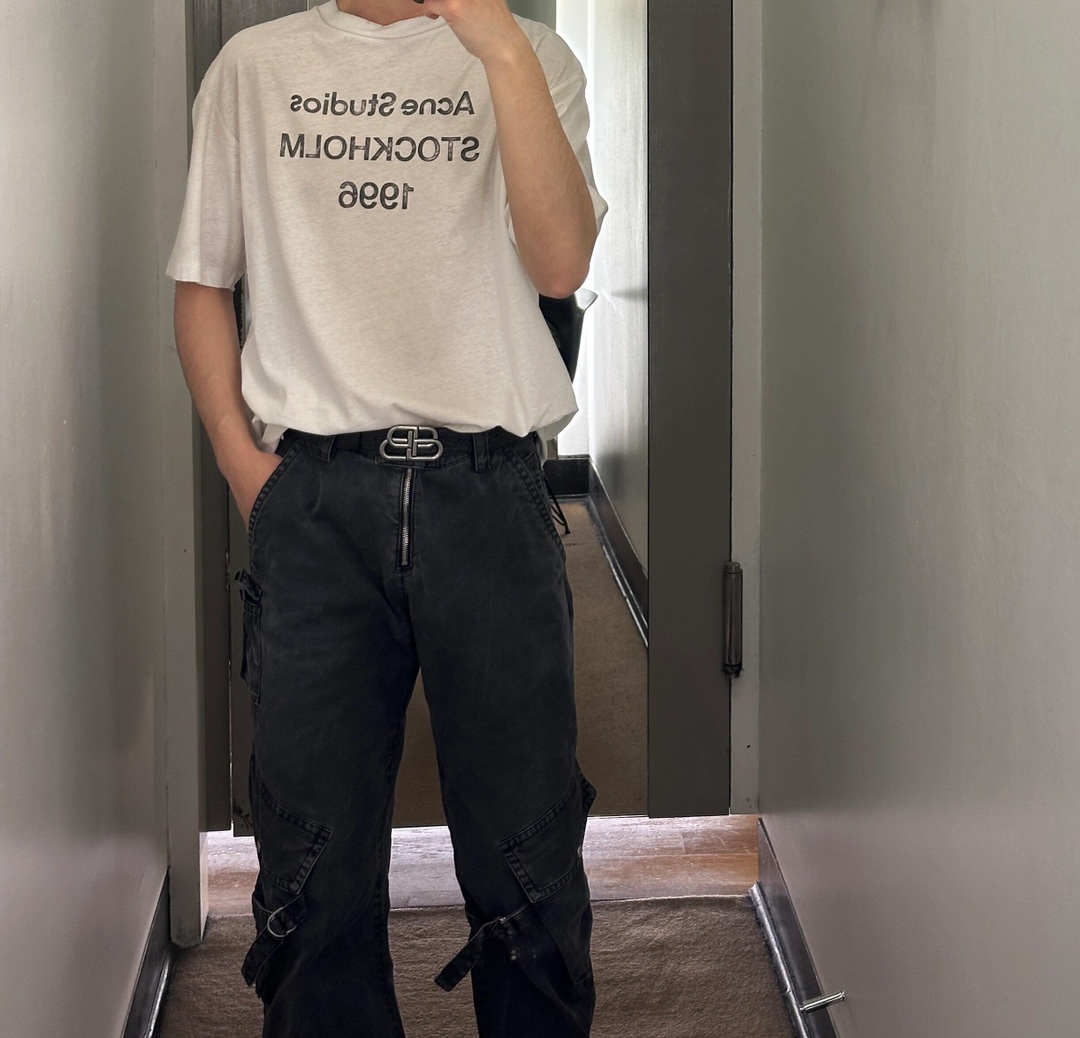 Acne Studios 아크네스튜디오 스톡홀름 그래픽 프린트 티셔츠 “2COLOR” 레플리카 8번 이미지 - 의류 | 세미샵 레플리카 사이트