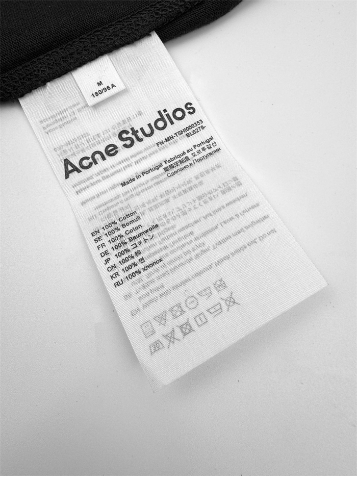 Acne Studios 아크네 로고 반팔 티셔츠 레플리카 19번 이미지 - 의류 | 세미샵 레플리카 사이트