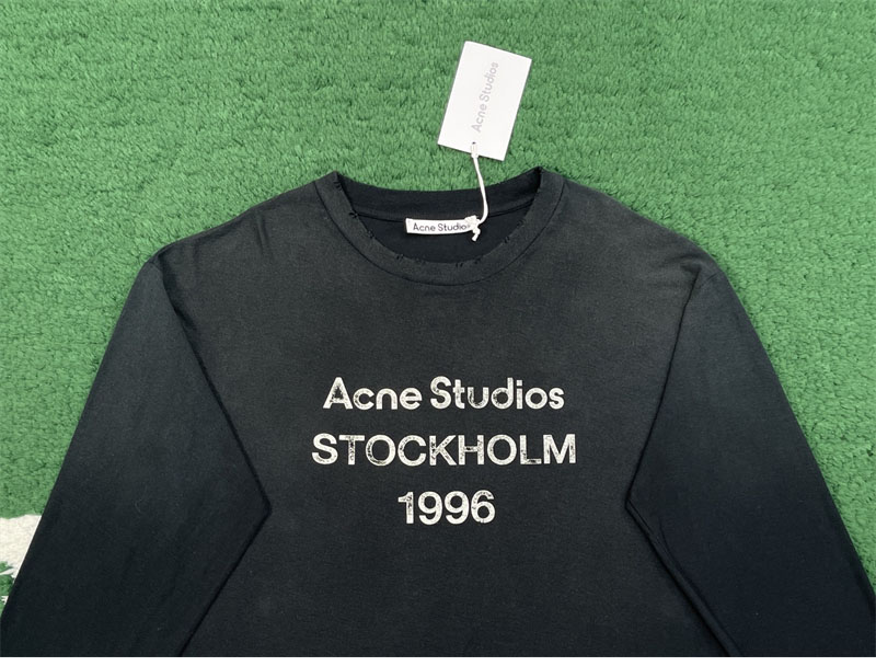 Acne Studios 아크네 로고 스톡홀름 1996 프린트 티셔츠 레플리카 11번 이미지 - 의류 | 세미샵 레플리카 사이트