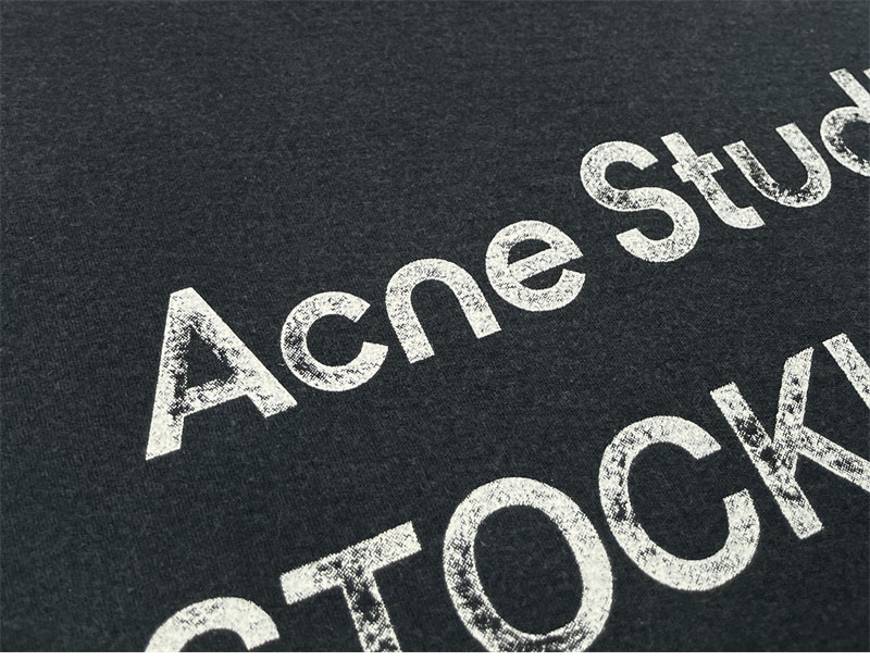 Acne Studios 아크네 로고 스톡홀름 1996 프린트 티셔츠 레플리카 14번 이미지 - 의류 | 세미샵 레플리카 사이트