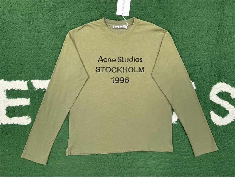 Acne Studios 아크네 로고 스톡홀름 1996 프린트 티셔츠 레플리카 17번 이미지 - 의류 | 세미샵 레플리카 사이트