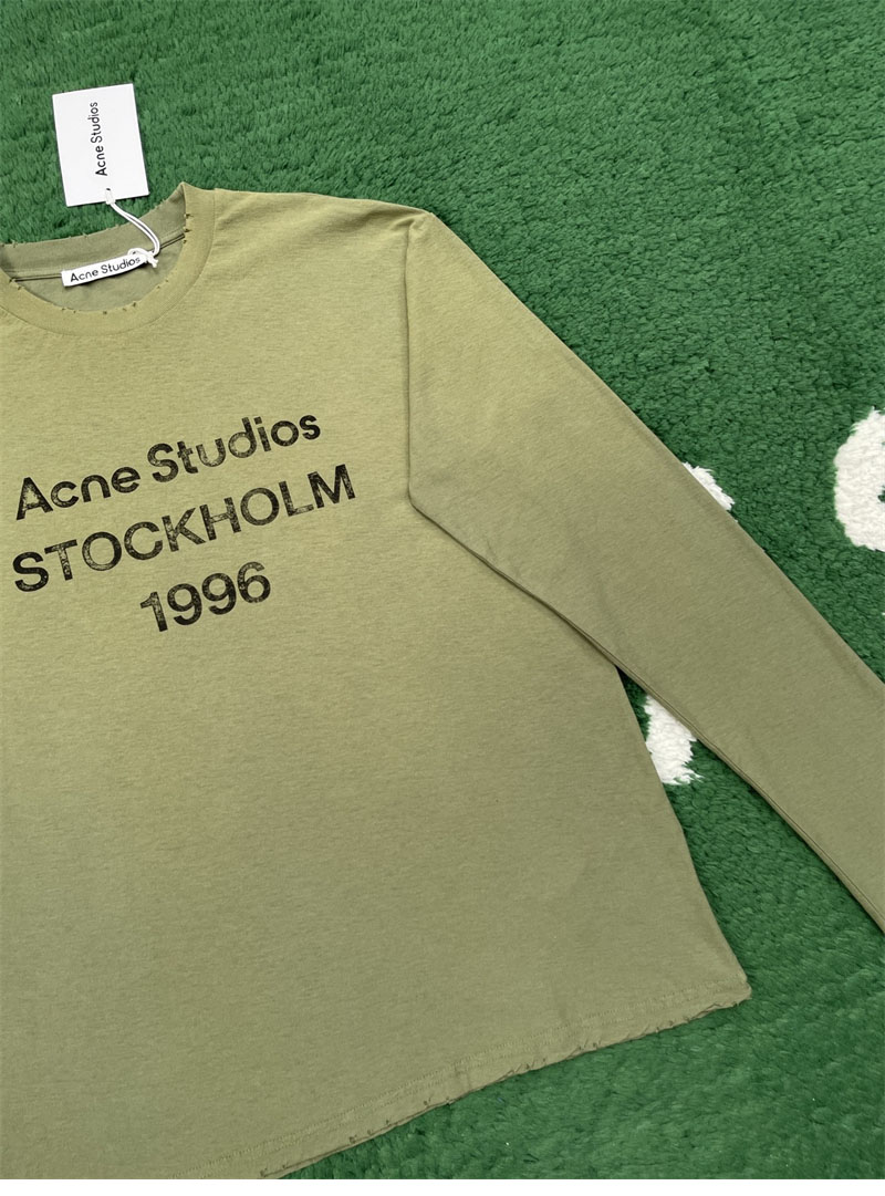 Acne Studios 아크네 로고 스톡홀름 1996 프린트 티셔츠 레플리카 19번 이미지 - 의류 | 세미샵 레플리카 사이트