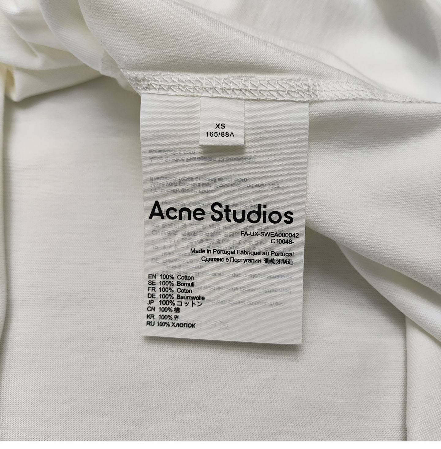 Acne Studios 아크네 로고 오버핏 반팔 레플리카 10번 이미지 - 의류 | 세미샵 레플리카 사이트