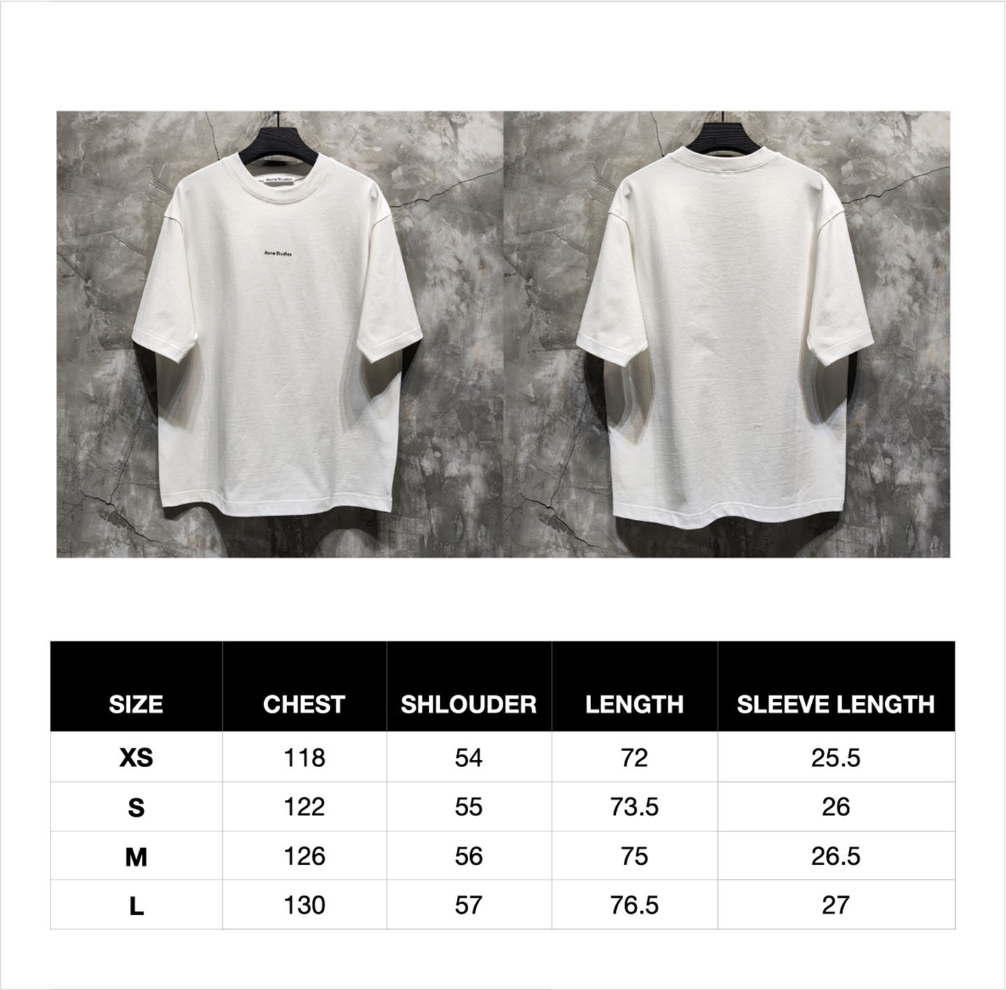 Acne Studios 아크네 로고 오버핏 반팔 레플리카 14번 이미지 - 의류 | 세미샵 레플리카 사이트