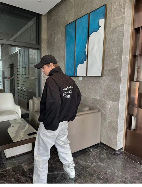 Acne Studios 아크네 로고 지퍼 재킷 2컬러 레플리카 24번 이미지 - 의류 | 세미샵 레플리카 사이트