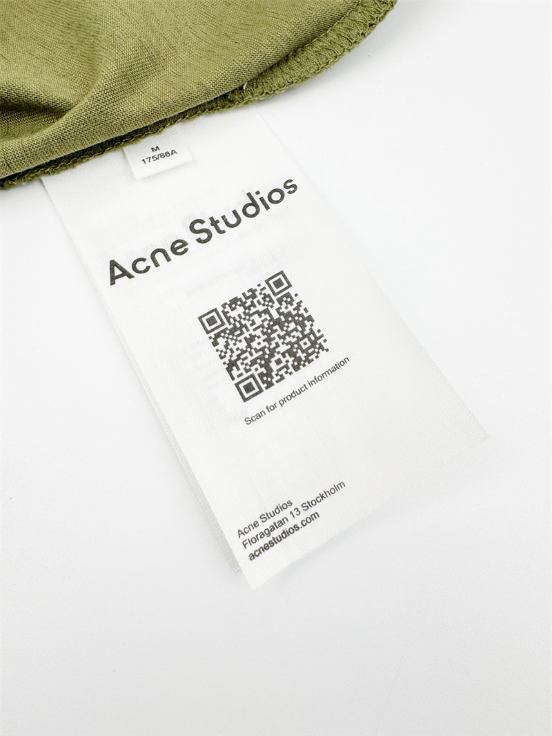 아크네 아크네 로고 프린트 코튼 반팔 티셔츠 레플리카 10번 이미지 - 의류 | 세미샵 레플리카 사이트