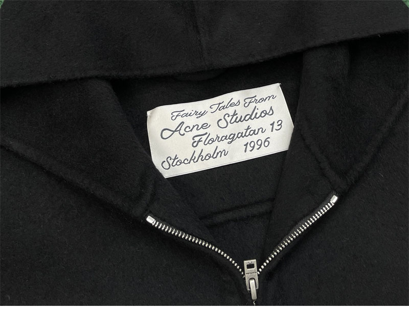 Acne Studios 아크네 브러시드 캐시미어 울 후드 자켓 레플리카 10번 이미지 - 의류 | 세미샵 레플리카 사이트