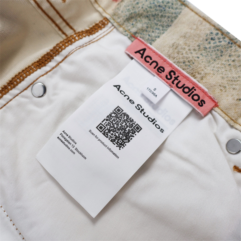 Acne Studios 아크네 스택 벨트 프린트 1981 배기 데님 진 레플리카 13번 이미지 - 의류 | 세미샵 레플리카 사이트
