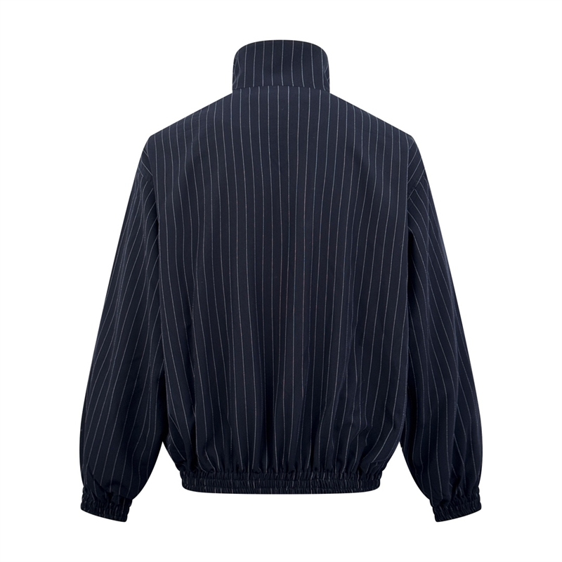 Acne Studios 아크네 스트라이프 하이넥 시즌 보우 자수 릴랙스핏 자켓 레플리카 5번 이미지 - 의류 | 세미샵 레플리카 사이트