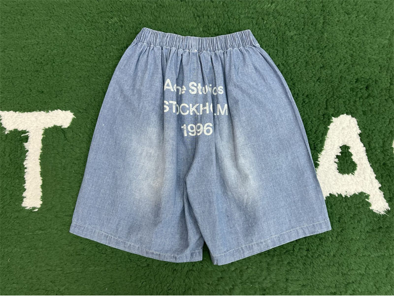 Acne Studios 아크네 워싱 코튼 리넨 밴딩 숏 팬츠 레플리카 7번 이미지 - 의류 | 세미샵 레플리카 사이트