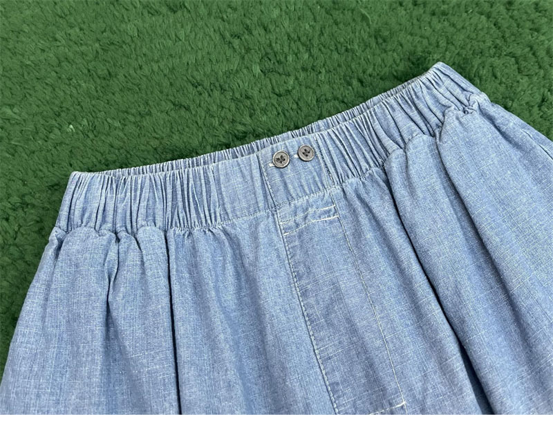 Acne Studios 아크네 워싱 코튼 리넨 밴딩 숏 팬츠 레플리카 10번 이미지 - 의류 | 세미샵 레플리카 사이트