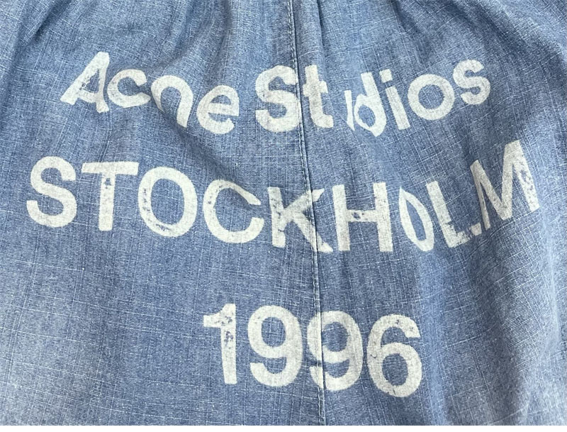 Acne Studios 아크네 워싱 코튼 리넨 밴딩 숏 팬츠 레플리카 11번 이미지 - 의류 | 세미샵 레플리카 사이트