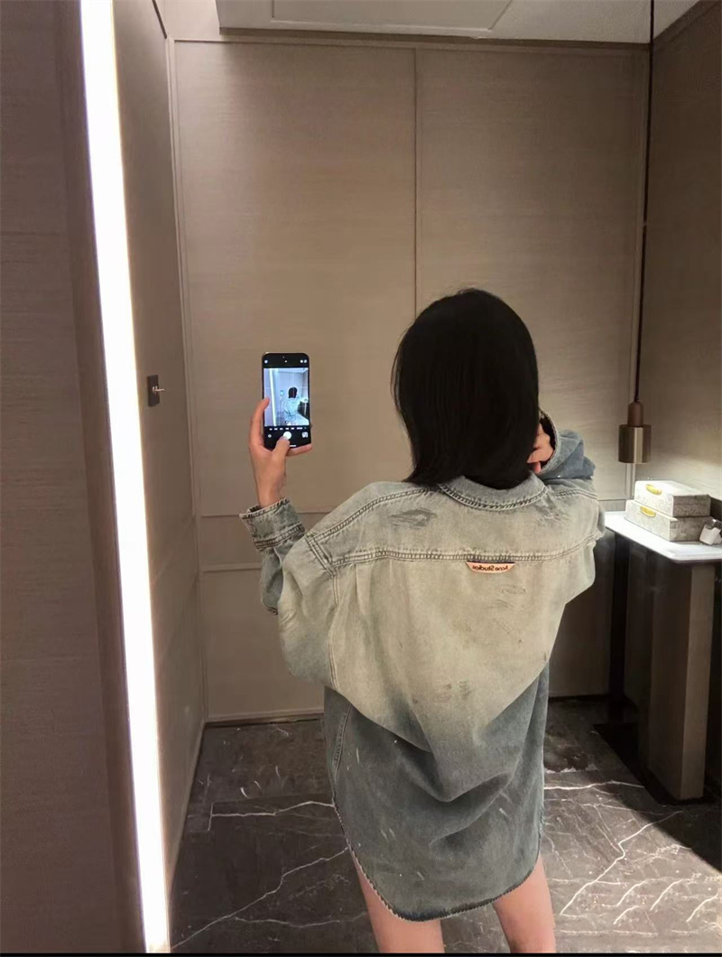 Acne Studios 아크네 페인트 워싱 데님 셔츠 레플리카 3번 이미지 - 의류 | 세미샵 레플리카 사이트