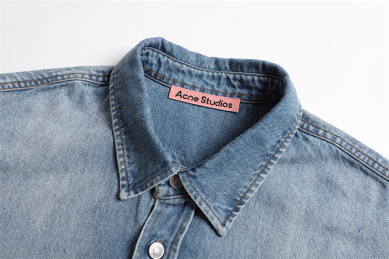 Acne Studios 아크네 페인트 워싱 데님 셔츠 레플리카 7번 이미지 - 의류 | 세미샵 레플리카 사이트