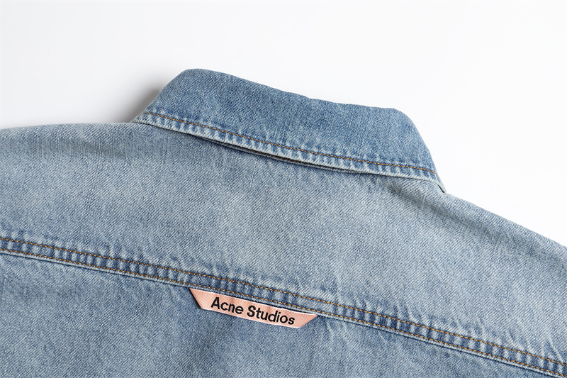 Acne Studios 아크네 페인트 워싱 데님 셔츠 레플리카 8번 이미지 - 의류 | 세미샵 레플리카 사이트