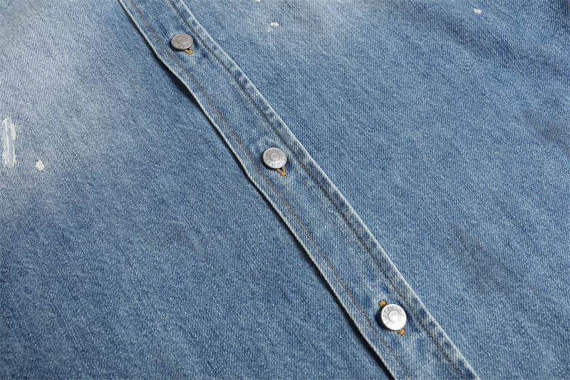 Acne Studios 아크네 페인트 워싱 데님 셔츠 레플리카 9번 이미지 - 의류 | 세미샵 레플리카 사이트