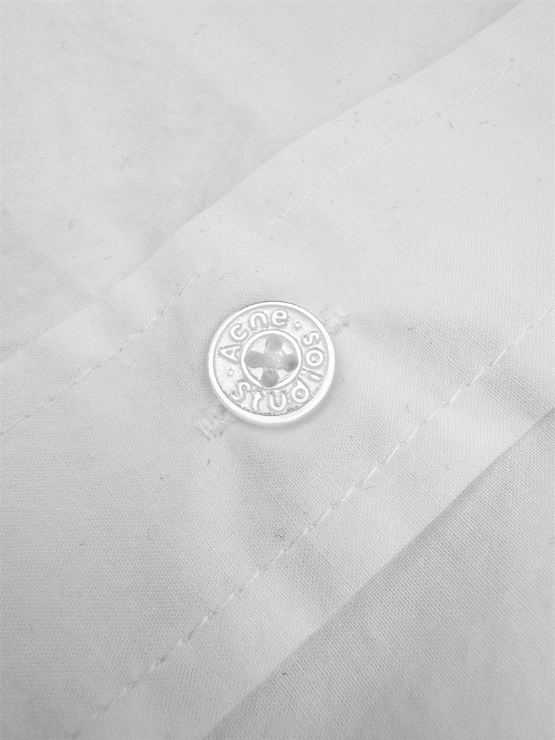 Acne Studios 아크네 포플린 버튼업 로고 스트라이프 셔츠 레플리카 8번 이미지 - 의류 | 세미샵 레플리카 사이트