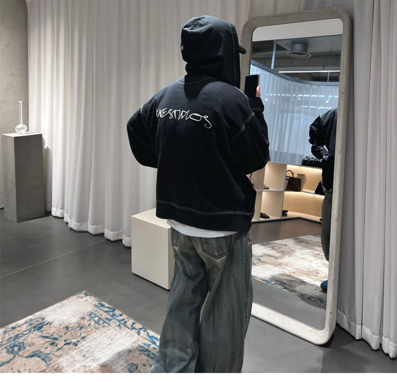 Acne Studios 아크네 후드 집업 스웨터 레플리카 7번 이미지 - 의류 | 세미샵 레플리카 사이트