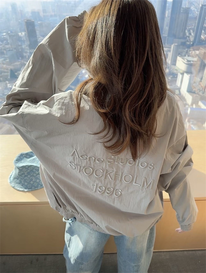 Acne Studios 아크네 1996 자수 집업 윈드브레이커 레플리카 3번 이미지 - 의류 | 세미샵 레플리카 사이트