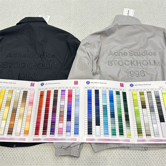 Acne Studios 아크네 1996 자수 집업 윈드브레이커 레플리카 16번 이미지 - 의류 | 세미샵 레플리카 사이트