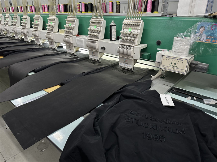 Acne Studios 아크네 1996 자수 집업 윈드브레이커 레플리카 20번 이미지 - 의류 | 세미샵 레플리카 사이트