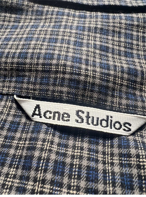 Acne Studios 아크네 24FW 체크 플란넬 셔츠 레플리카 9번 이미지 - 의류 | 세미샵 레플리카 사이트