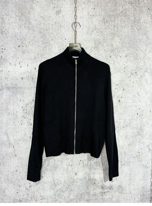 Acne Studios 아크네 24SS 백로고 울 집업 가디건 레플리카 2번 이미지 - 의류 | 세미샵 레플리카 사이트