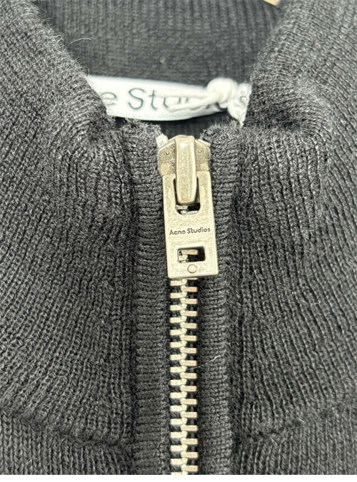 Acne Studios 아크네 24SS 백로고 울 집업 가디건 레플리카 7번 이미지 - 의류 | 세미샵 레플리카 사이트