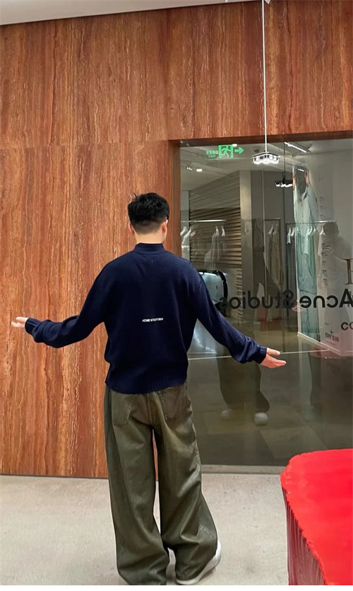 Acne Studios 아크네 24SS 백로고 울 집업 가디건 레플리카 21번 이미지 - 의류 | 세미샵 레플리카 사이트