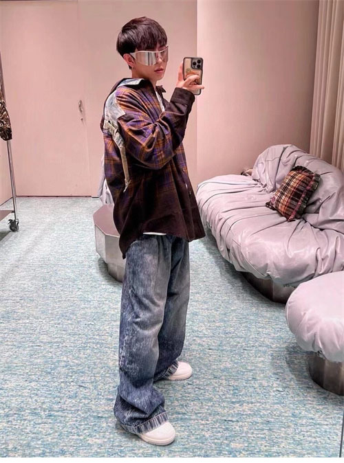 Acne Studios 아크네 24fw 후드 버튼 업 셔츠 레플리카 5번 이미지 - 의류 | 세미샵 레플리카 사이트