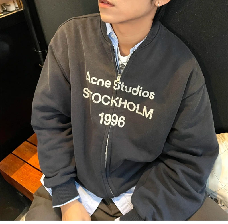 Acne Studios 아크네 25ss 1996 로고 집업 레플리카 2번 이미지 - 의류 | 세미샵 레플리카 사이트