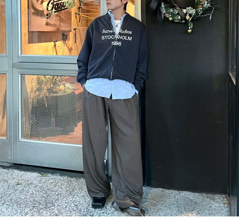 Acne Studios 아크네 25ss 1996 로고 집업 레플리카 3번 이미지 - 의류 | 세미샵 레플리카 사이트