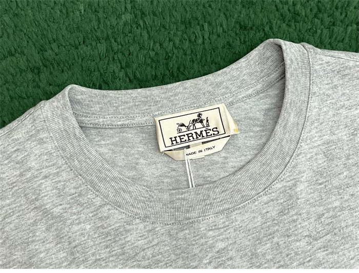 Hermes 에르메스 H Puzzle 디테일 코튼 반팔 티셔츠 레플리카 19번 이미지 - 의류 | 세미샵 레플리카 사이트