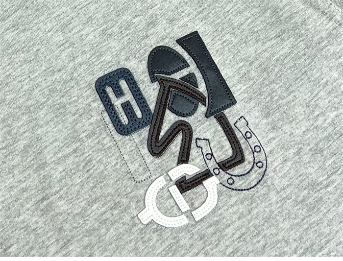 Hermes 에르메스 H Puzzle 디테일 코튼 반팔 티셔츠 레플리카 20번 이미지 - 의류 | 세미샵 레플리카 사이트