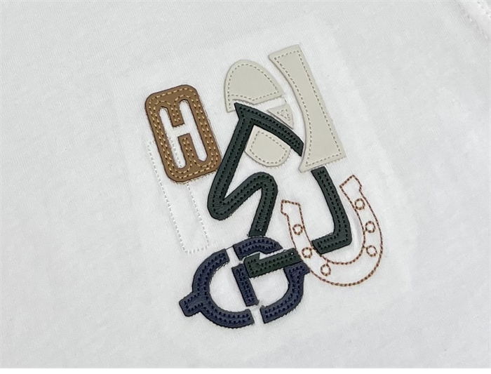 Hermes 에르메스 H Puzzle 디테일 코튼 반팔 티셔츠 레플리카 27번 이미지 - 의류 | 세미샵 레플리카 사이트